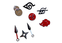 Set de 7 pines esmaltados del universo Naruto