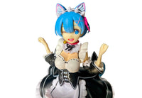 Figura de Rem versión neko maid guiñando — Re:Zero